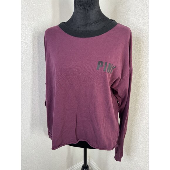 Victorias Secret PINK Womens Long Sleeve Graphic Tee large - Picture 3 of 4